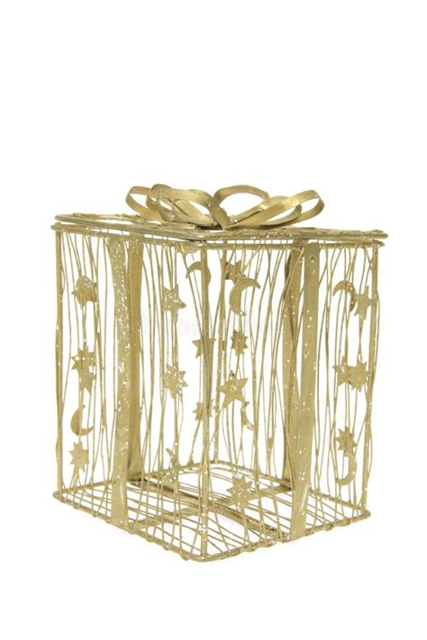 bronners christmas metal gold wire gift box 4|Bronner's christmas souvenirs.